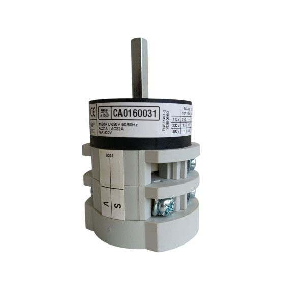 Vemer vb13800 ca0160031pl2 16a changeover switch